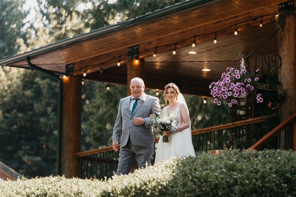 Bride, groom and wedding details at Snohomish Wedding Venue The Lookout Lodge